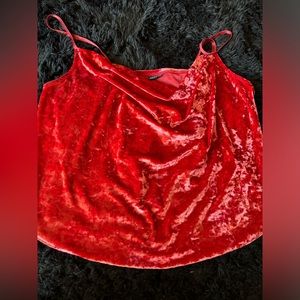 2x velvet tank top